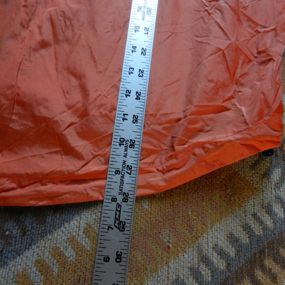 William Joseph Rain Jacket Adult Medium Orange Black Waterproof Fishing Shell - Picture 3 of 11